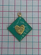 ROMBO CORAZÓN RESINA TURQUESA T7044  - Miniatura 2