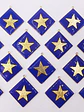 ROMBO GRANDE RESINA MORADA CON ESTRELLA T7047 - thumbnail 1