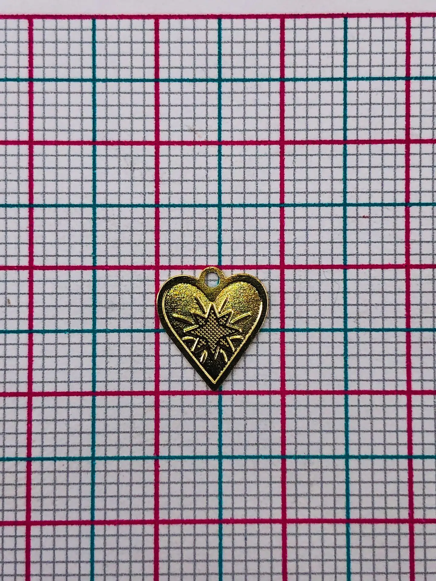 CORAZÓN MINI DIJE BAÑO DE ORO T6472                                          2