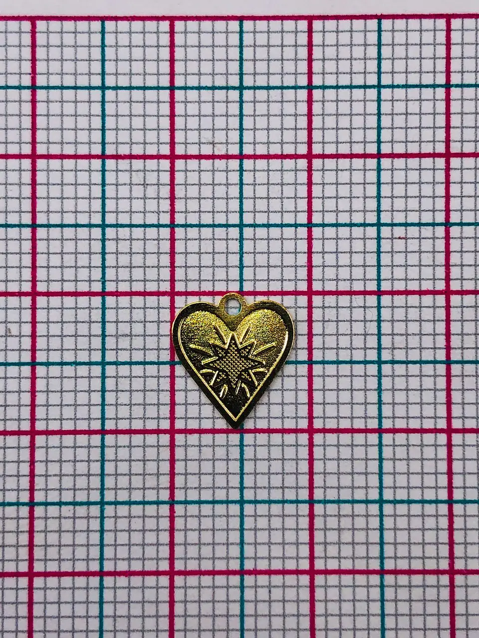 CORAZÓN MINI DIJE BAÑO DE ORO T6472                                          2