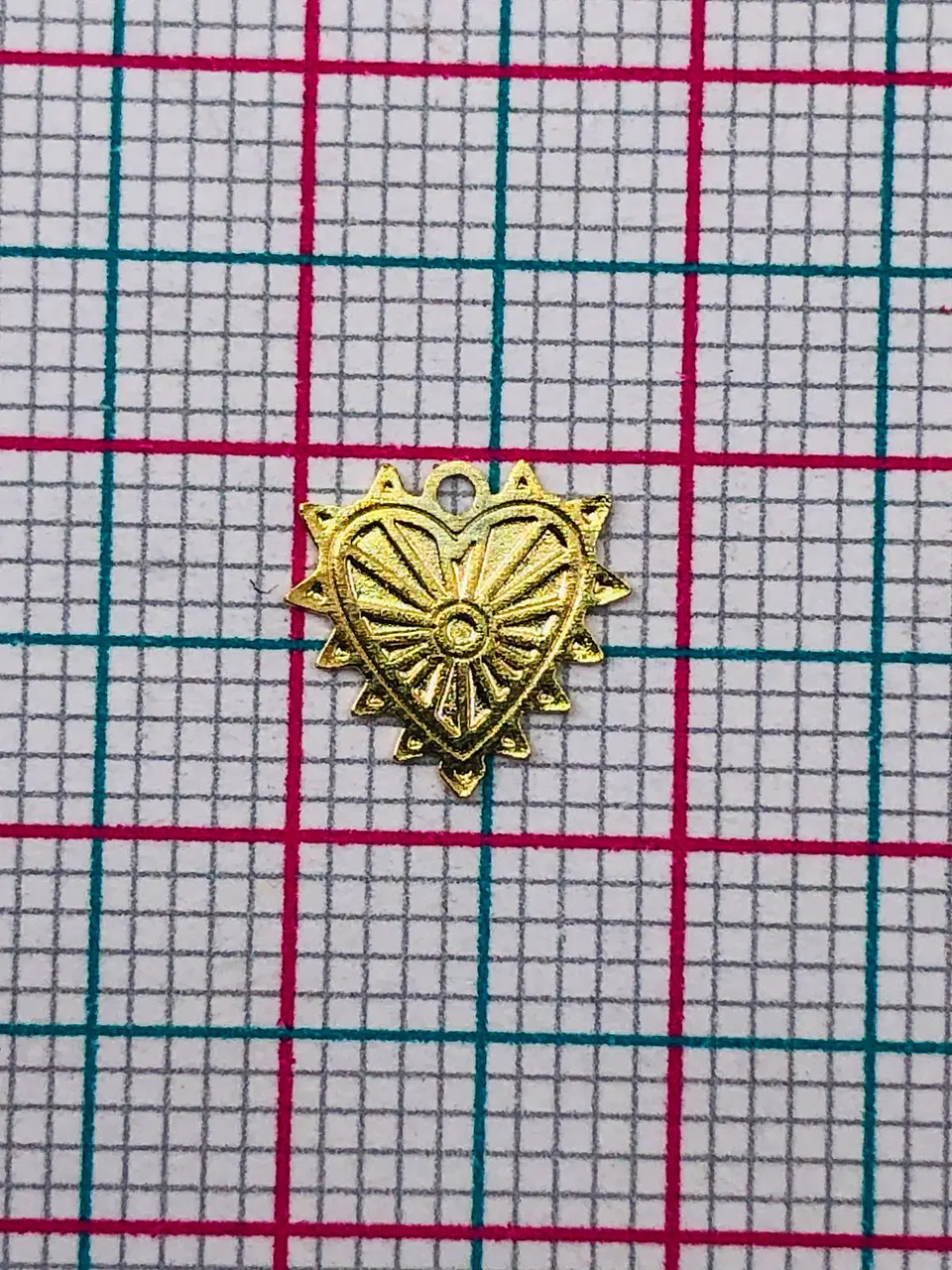 CORAZÓN MINI DIJE BAÑO DE ORO T6469 2