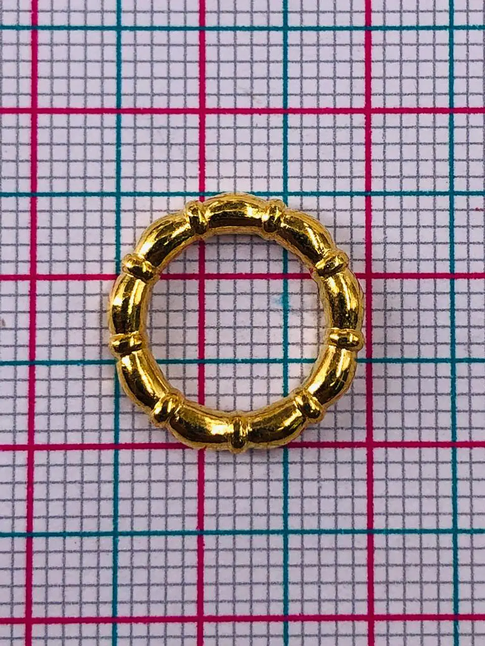ARO GRABADO BAÑO DE ORO T5273         2