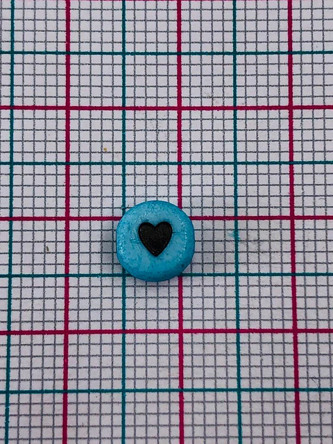 ENSAMBLE PASTILLA CORAZÓN NEGRO COLORES DEC-SN