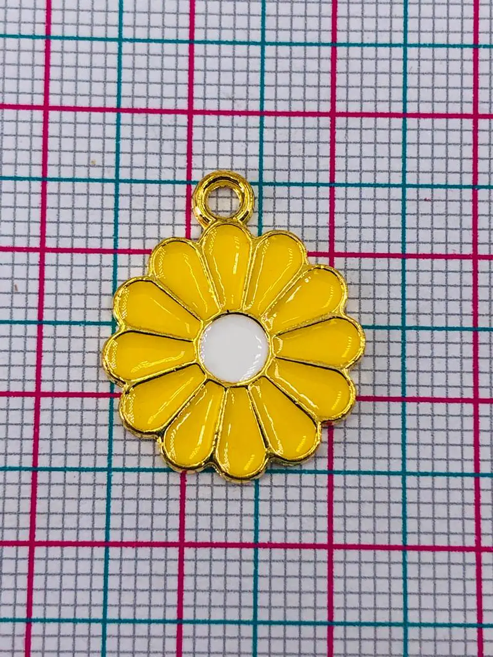 FLOR MARGARITA ZAMAK DORADO A60444 2