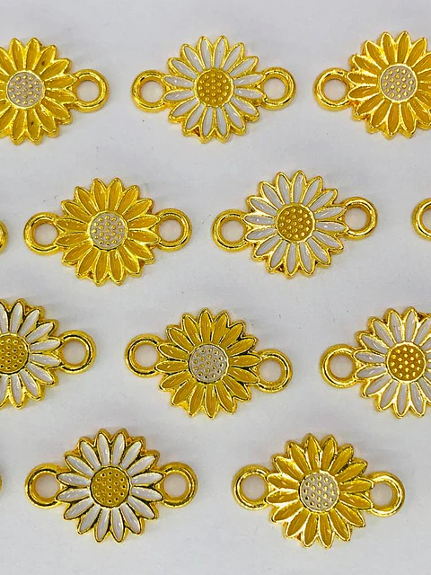 GIRASOL ZAMAK DORADO A43249