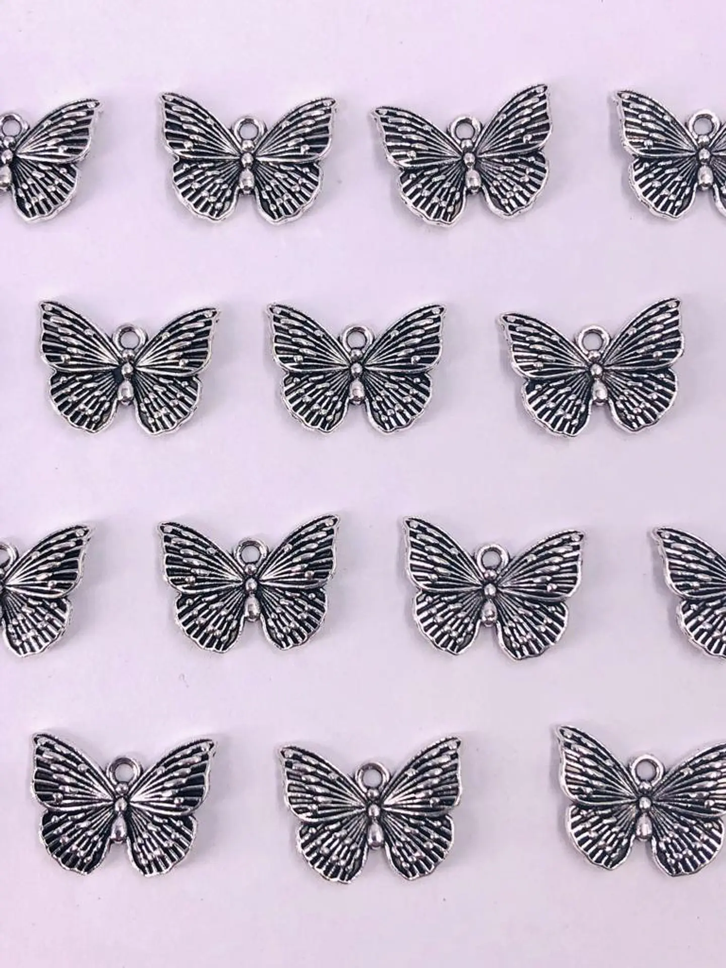 MARIPOSA GRANDE ZAMAK NIQUEL W-8417 1