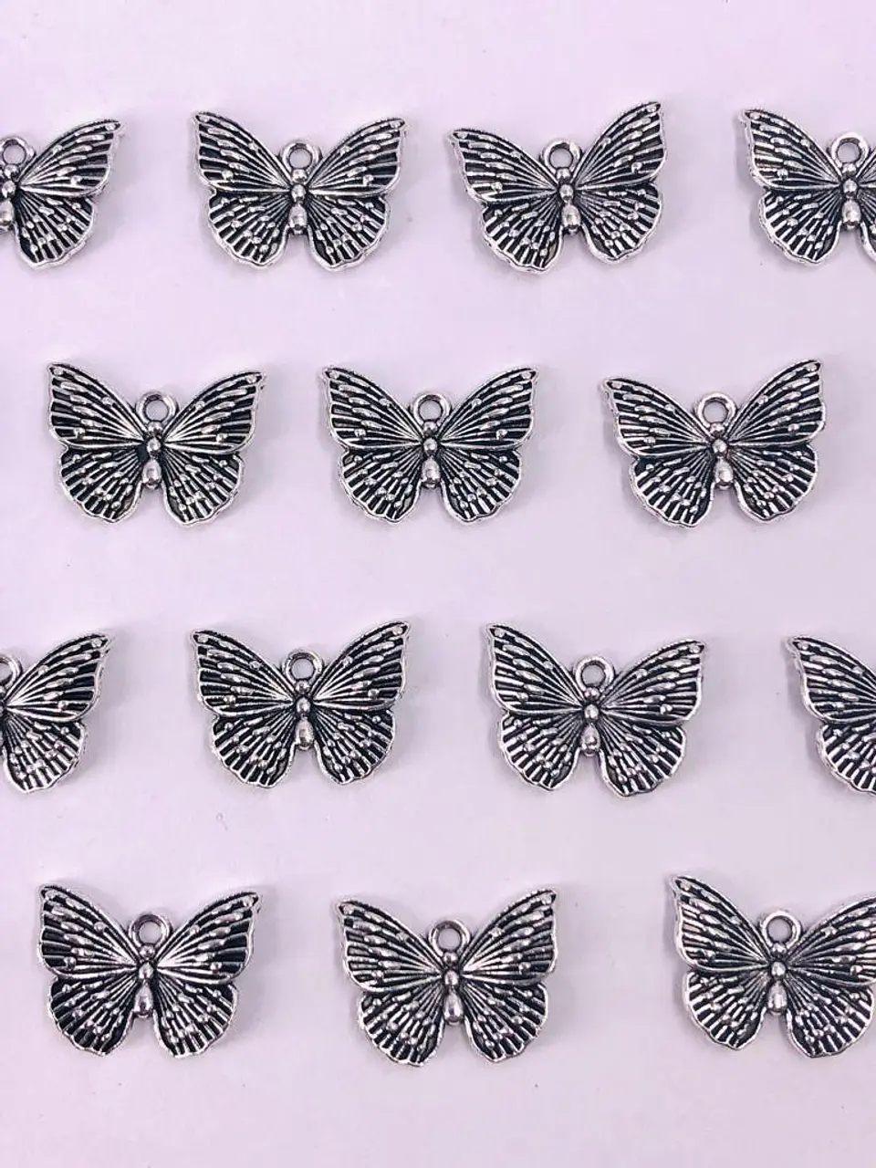 MARIPOSA GRANDE ZAMAK NIQUEL W-8417 1