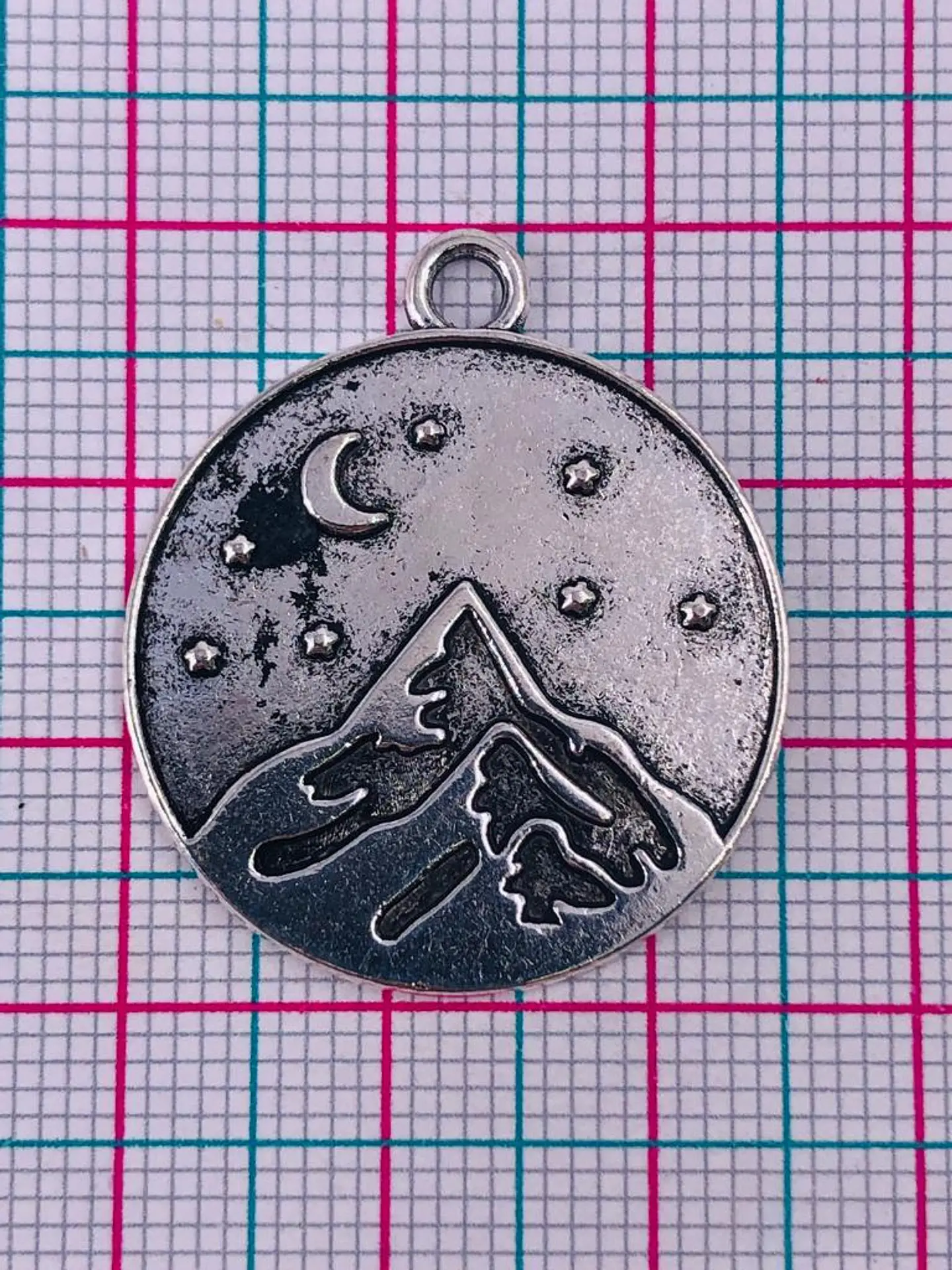NEVADO LUNA ESTRELLAS ZAMAK NIQUEL W-8330 2