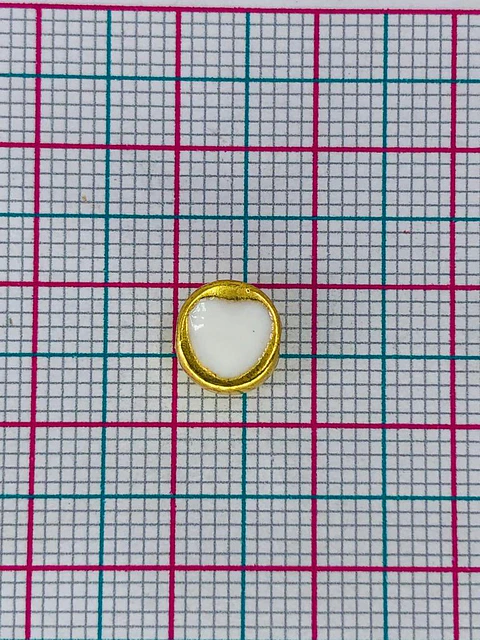 CIRCULO RESINA ZAMAK  DORADO B79536