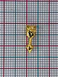 TOPO MINI FLECHA ZAMAK BAÑO DE ORO TZD0089 - Miniatura 2