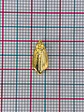TOPO HOJA TALLADA BAÑO DE ORO TZD0057 - Miniatura 2