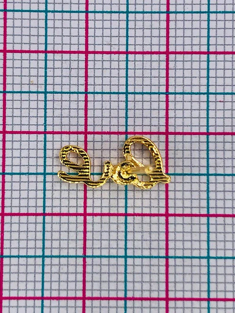 TOPO LOVE BAÑO DE ORO TZD0077