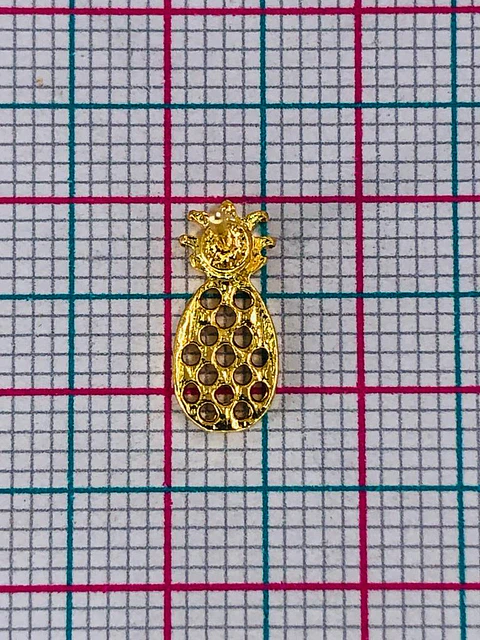 TOPO PIÑA BAÑO DE ORO TZD0060