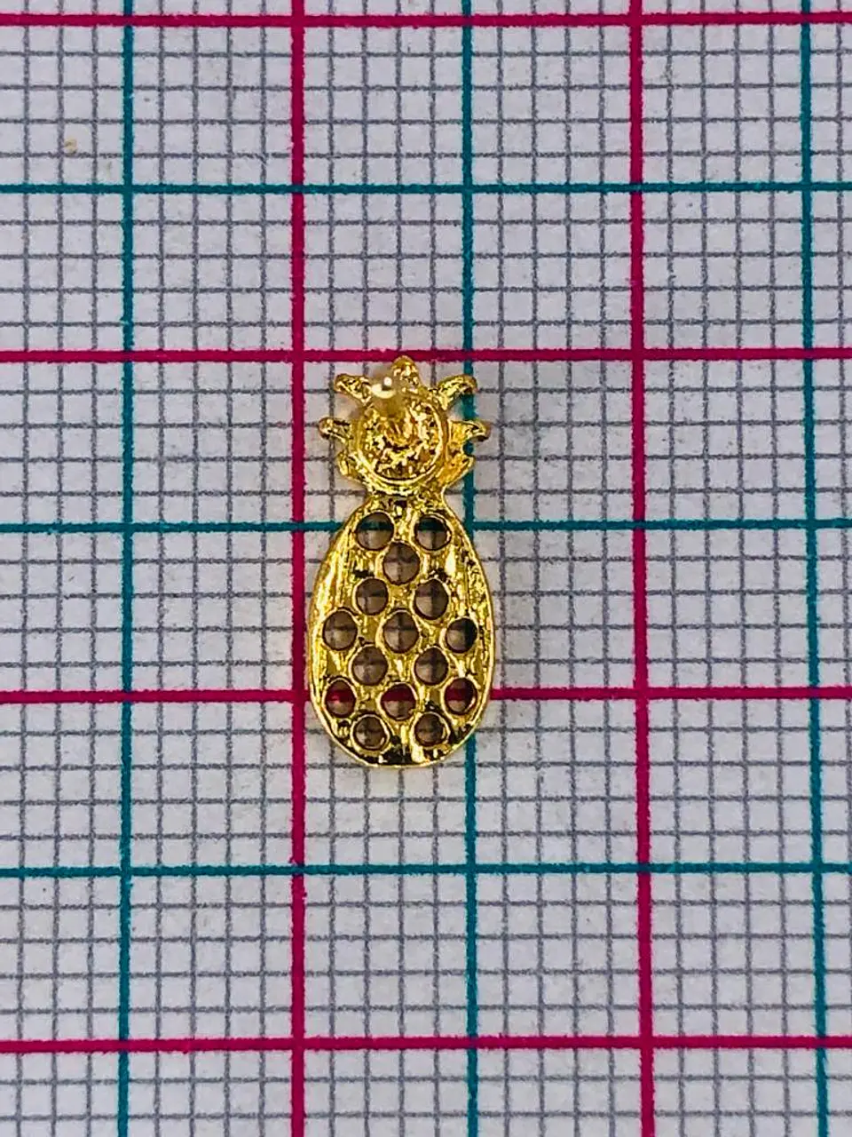 TOPO PIÑA BAÑO DE ORO TZD0060 2