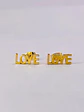 TOPO LOVE LISO BAÑO DE ORO TZD0088 - Miniatura 1