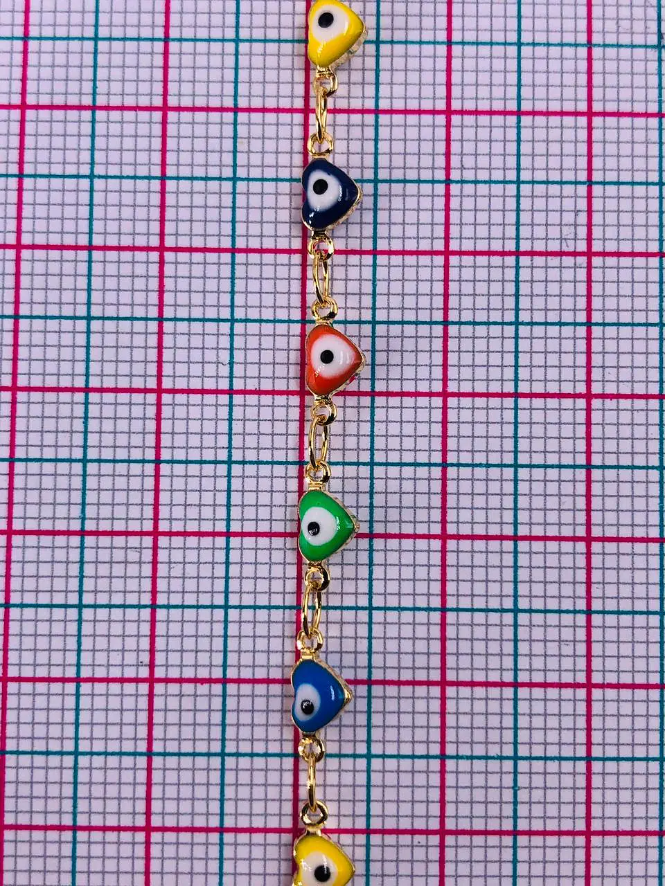 CADENA CORAZÓN COLORES MK-203-MT 2