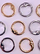 BROCHE ARO NIQUEL Y DORADO ZHBR09 - thumbnail 1