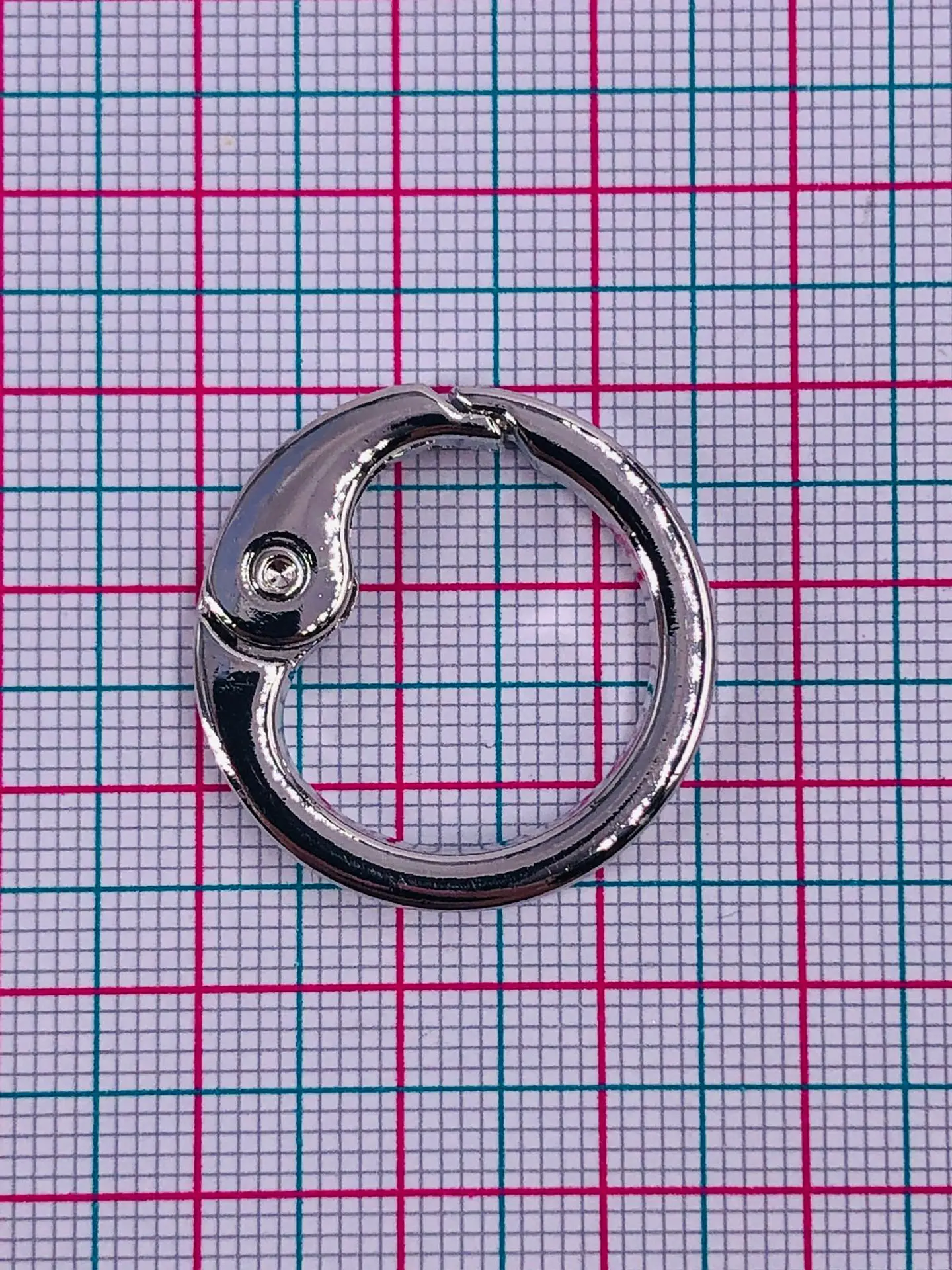 BROCHE ARO NIQUEL Y DORADO ZHBR09 2
