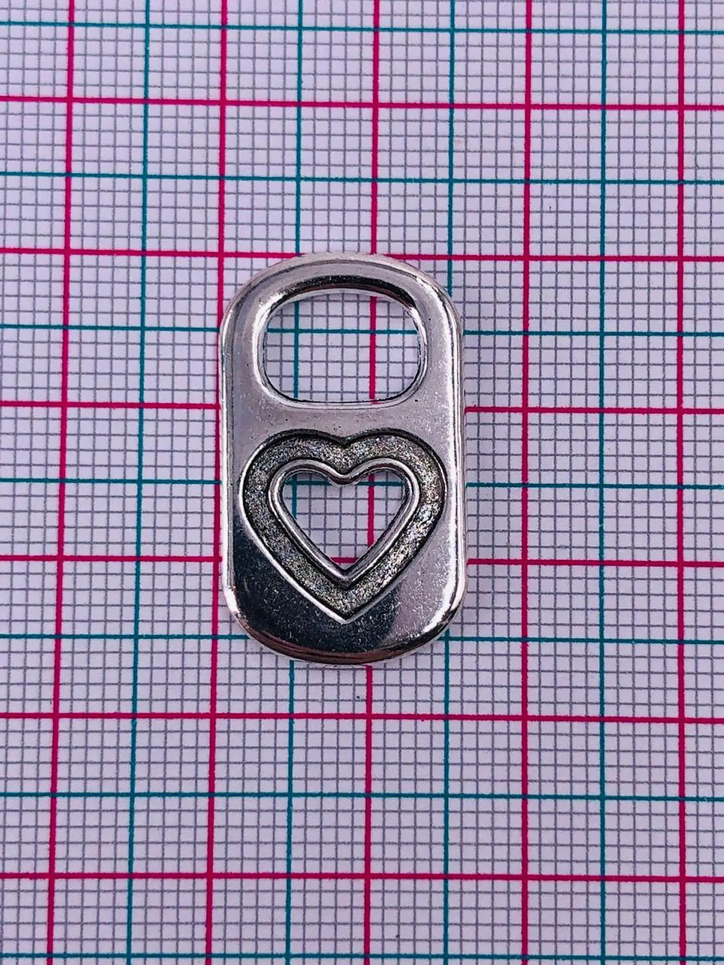 ANILLAS DE LATA EN CORAZÓN W-8671 2