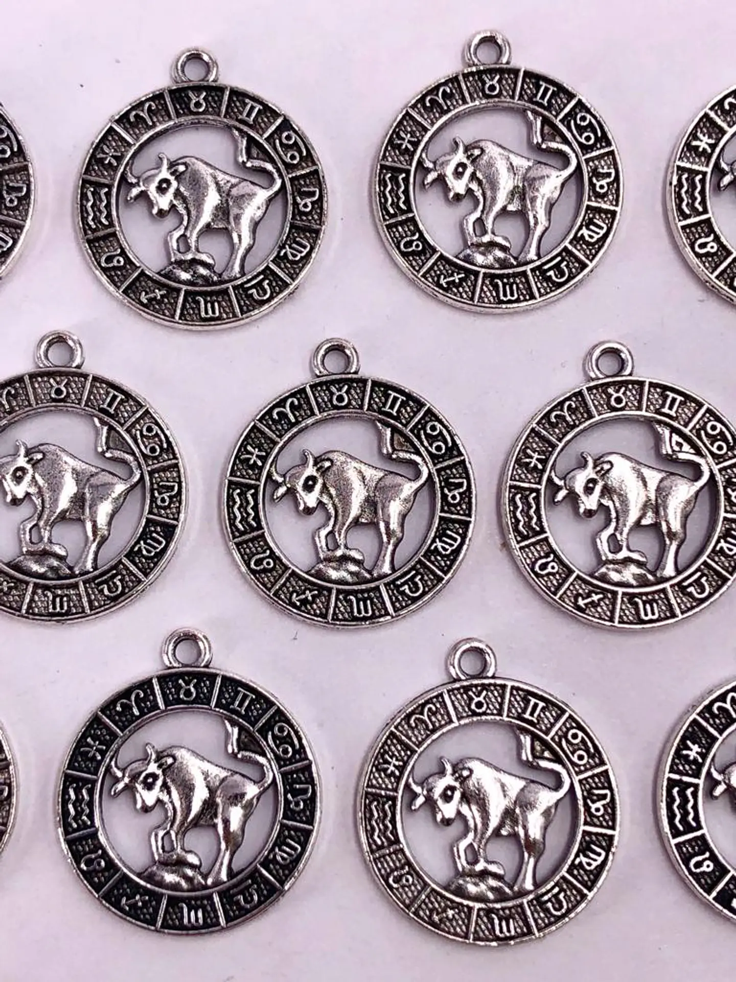 SIGNOS ZODIACALES ZAMAK NIQUEL W-8763 1