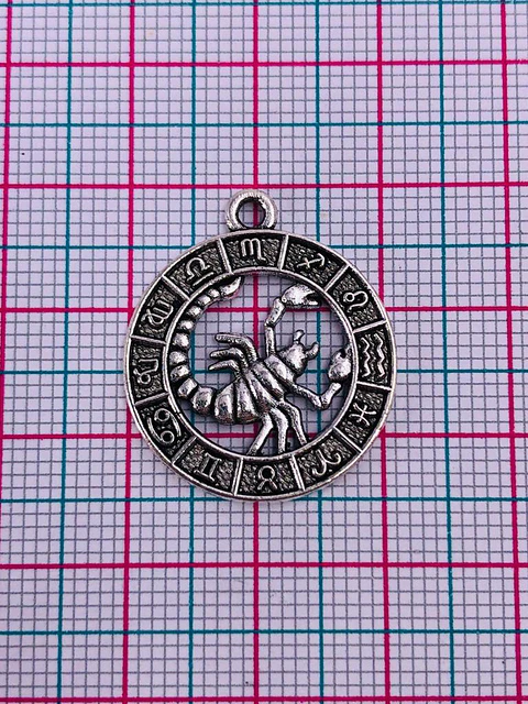 SIGNOS ZODIACALES ZAMAK NIQUEL W-8763