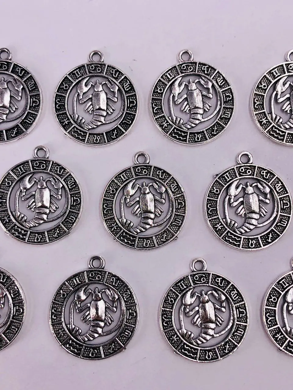 SIGNOS ZODIACALES ZAMAK NIQUEL W-8763 4