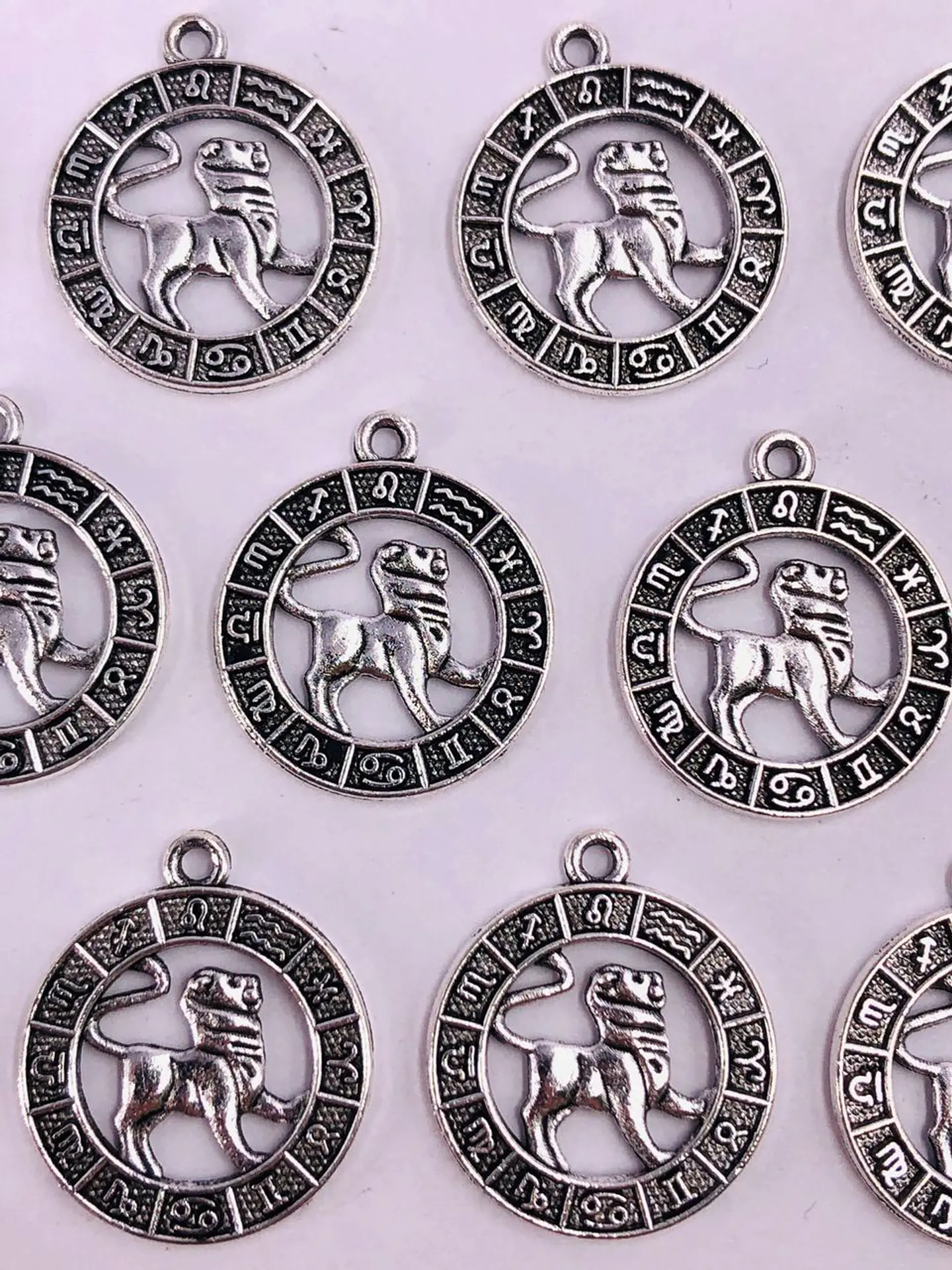 SIGNOS ZODIACALES ZAMAK NIQUEL W-8763 5