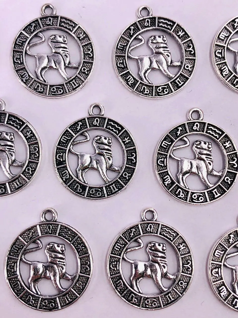 SIGNOS ZODIACALES ZAMAK NIQUEL W-8763 5