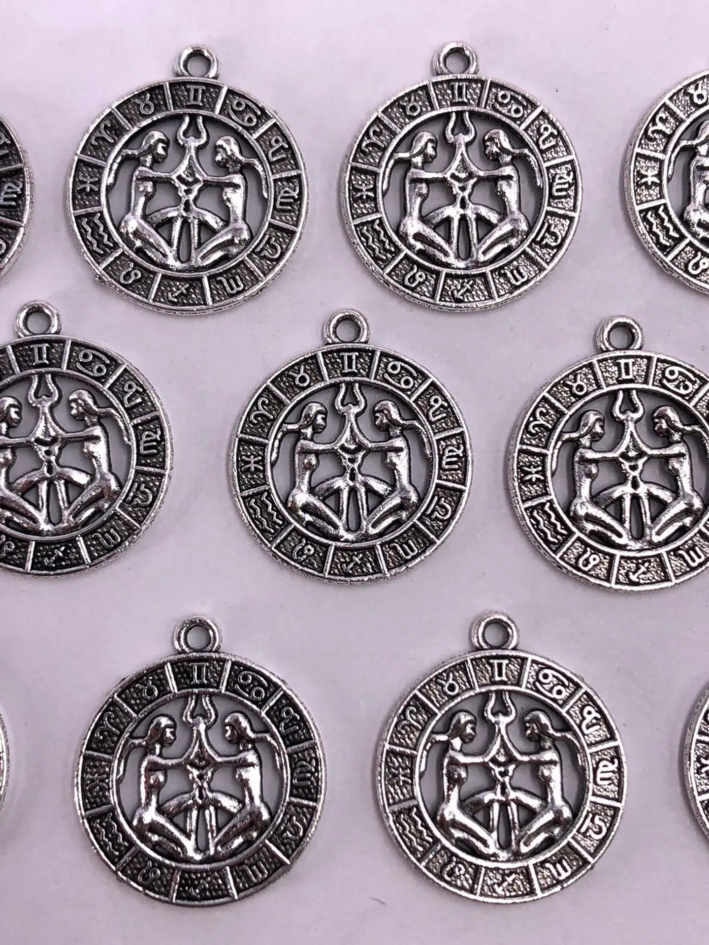 SIGNOS ZODIACALES ZAMAK NIQUEL W-8763 7