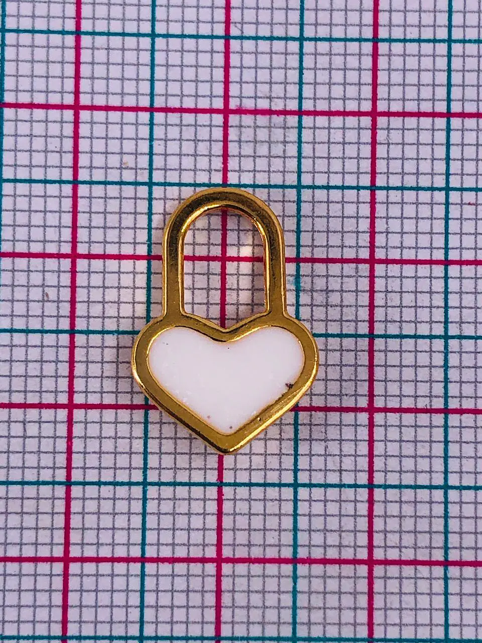 CANDADO CORAZÓN RESINA COLORES T8013 2