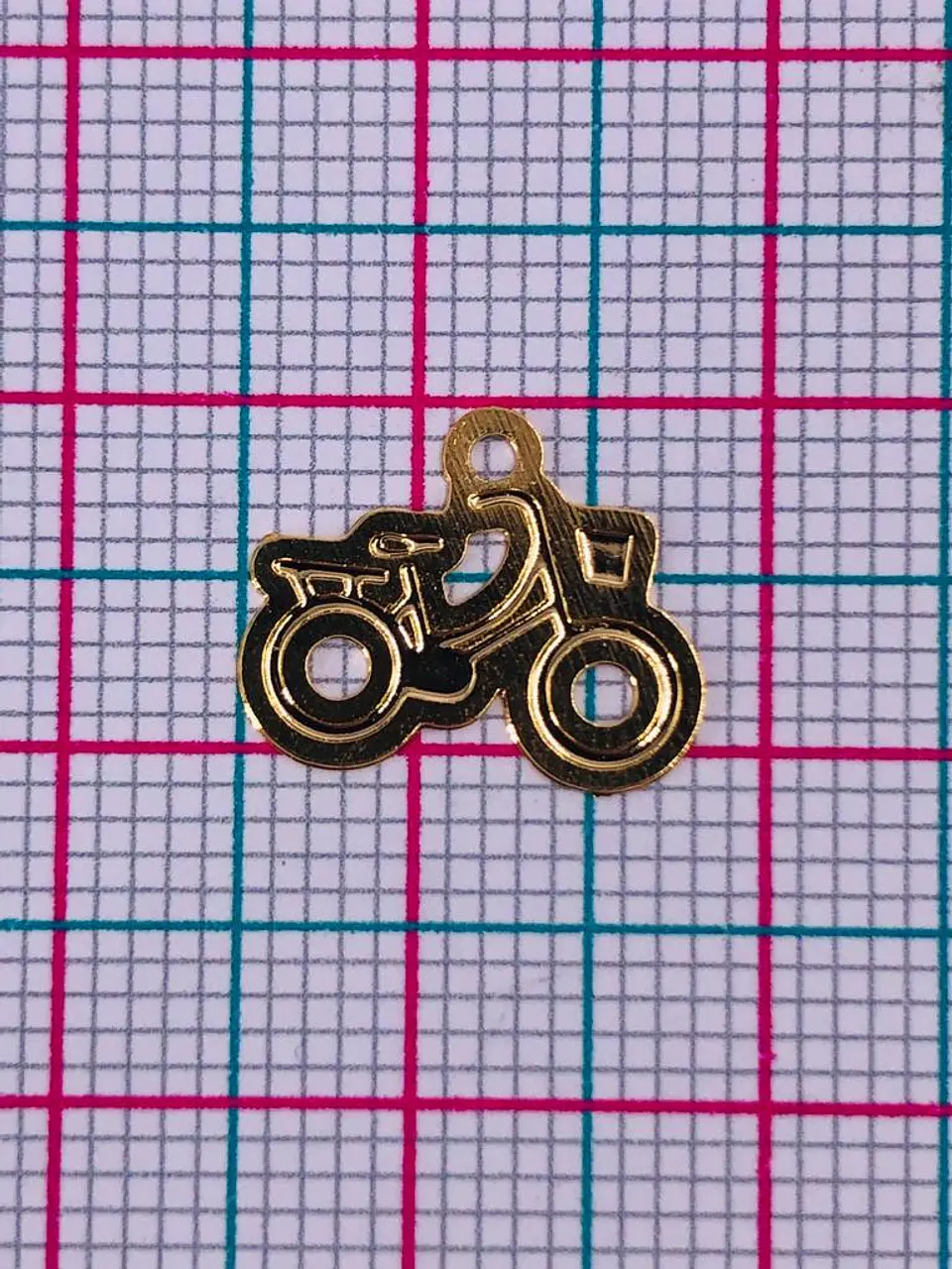 BICICLETA MINI DIJE BAÑO DE ORO FT-27-GOLD                           2