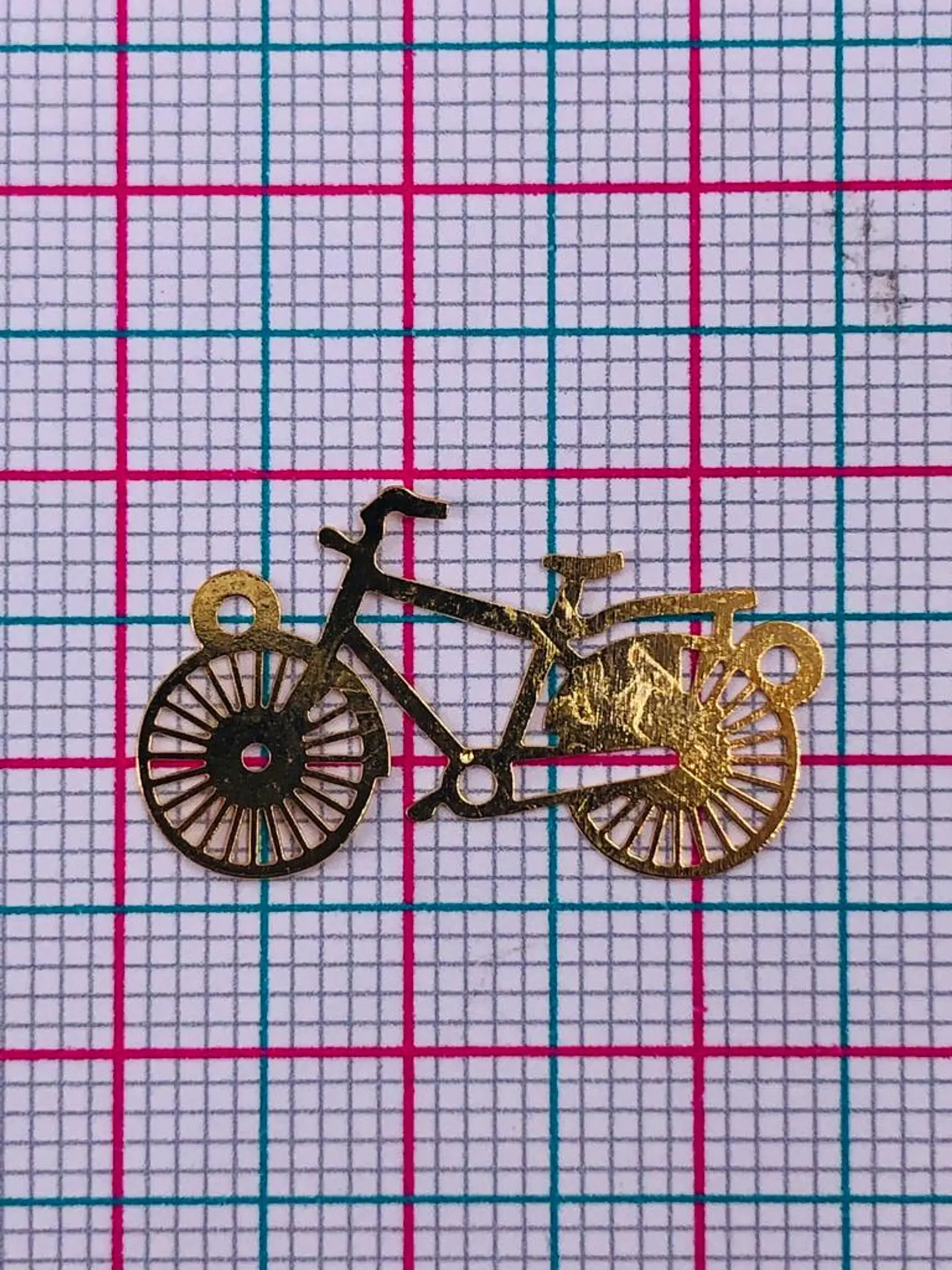BICICLETA MINI DIJE BAÑO DE ORO PT-091                                      2