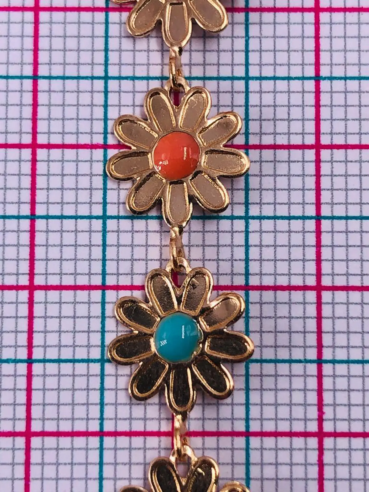 CADENA FLOR/COLORES MK-199/COLOR  2