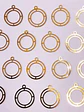 CIRCULO MINI DIJE BAÑO DE ORO T5271                                     - thumbnail 1