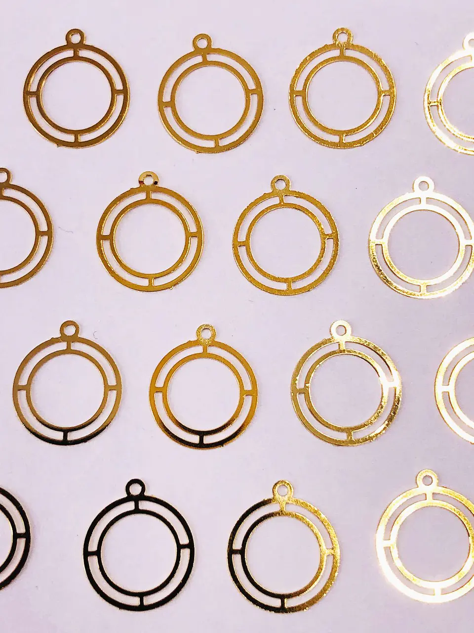 CIRCULO MINI DIJE BAÑO DE ORO T5271                                     1