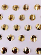 MONEDA MINI DIJE BAÑO DE ORO T1432                           - Miniatura 1