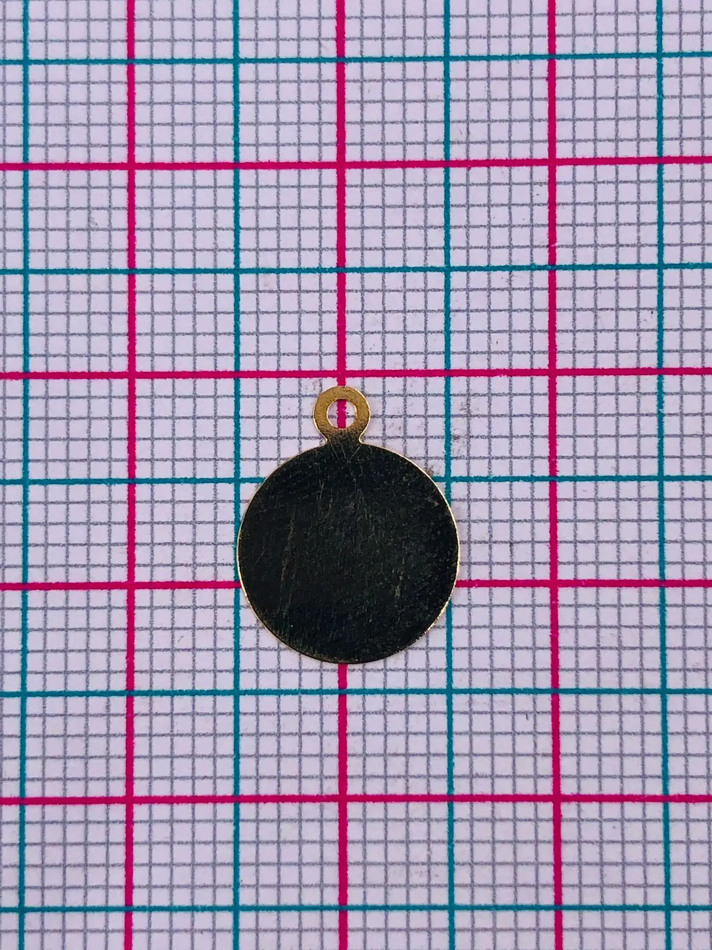 MONEDA MINI DIJE BAÑO DE ORO T3331                          2