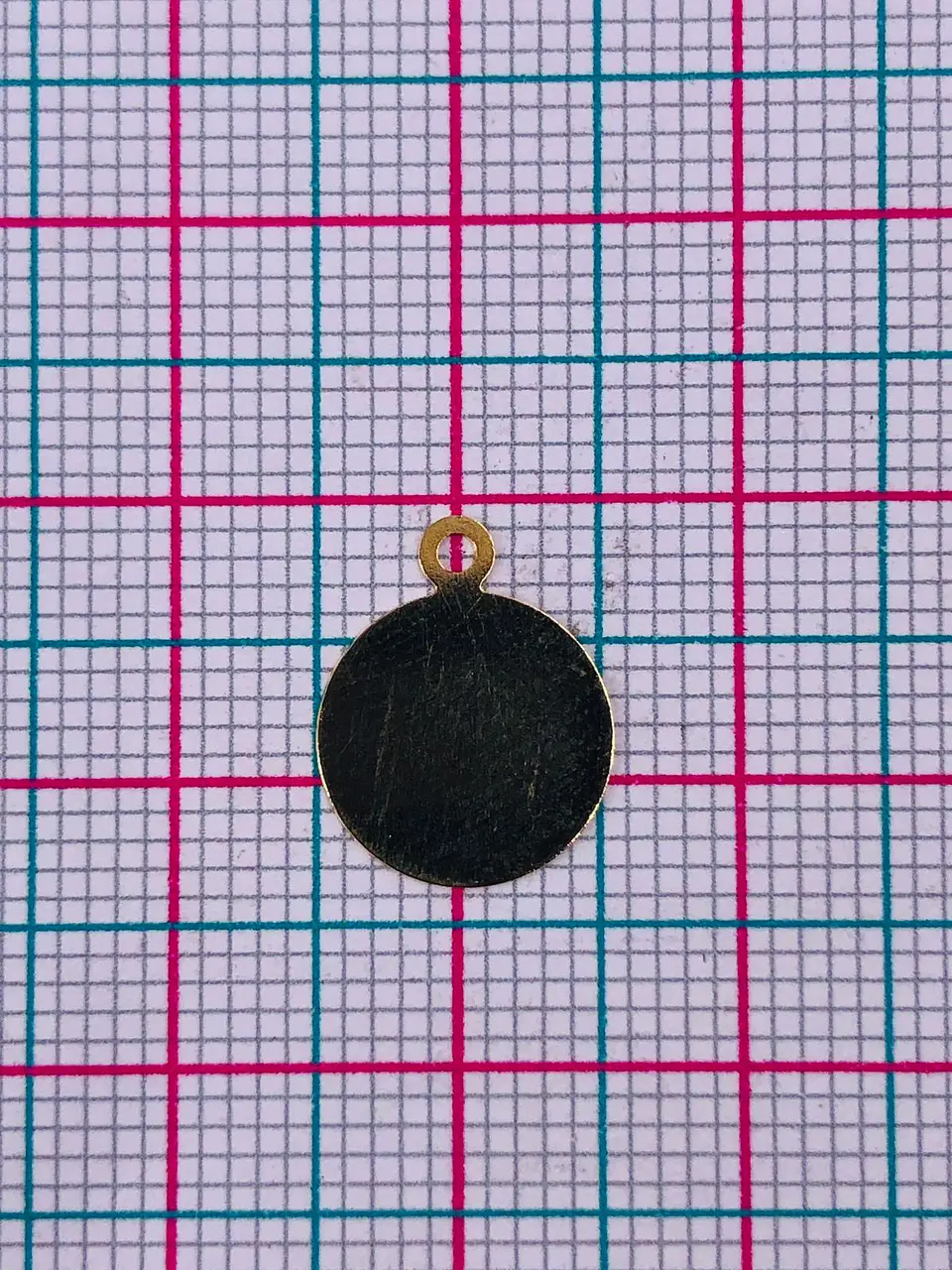 MONEDA MINI DIJE BAÑO DE ORO T3331                          2