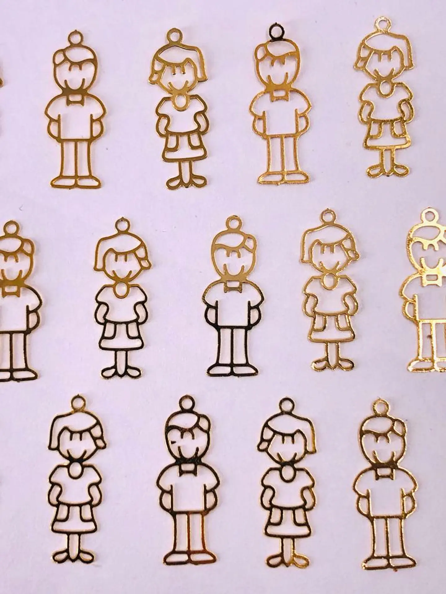 NIÑOS MINI DIJE BAÑO DE ORO T5789                                            1