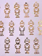 NIÑOS MINI DIJE BAÑO DE ORO T5789                                            - Miniatura 1