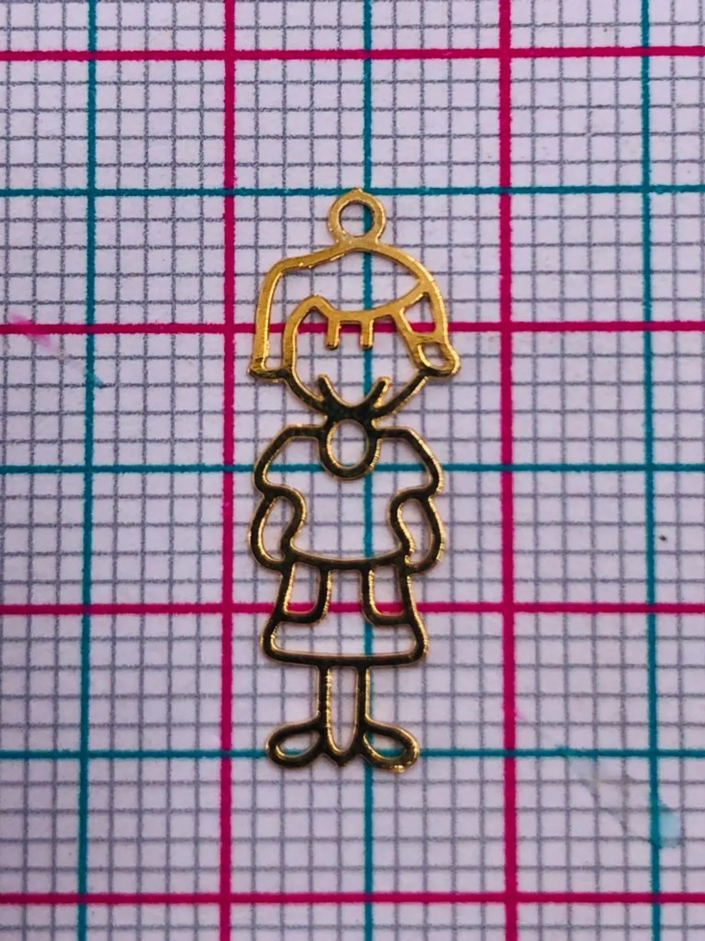 NIÑOS MINI DIJE BAÑO DE ORO T5789                                            2