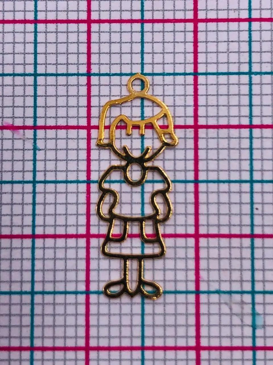 NIÑOS MINI DIJE BAÑO DE ORO T5789                                            2