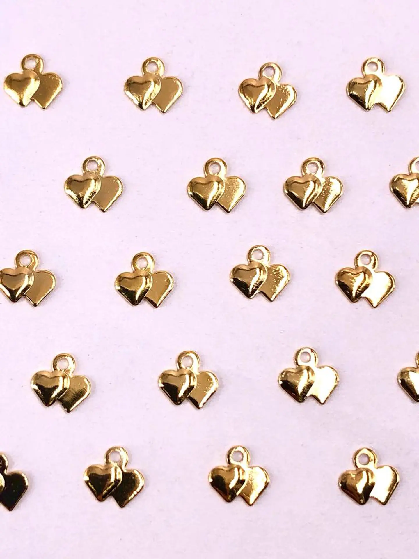 CORAZÓN MINI DIJE BAÑO DE ORO T3427                                          1