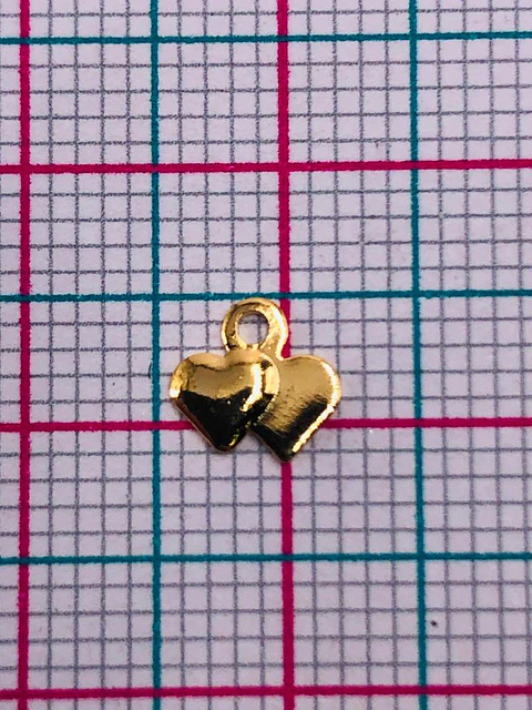 CORAZÓN MINI DIJE BAÑO DE ORO T3427                                         