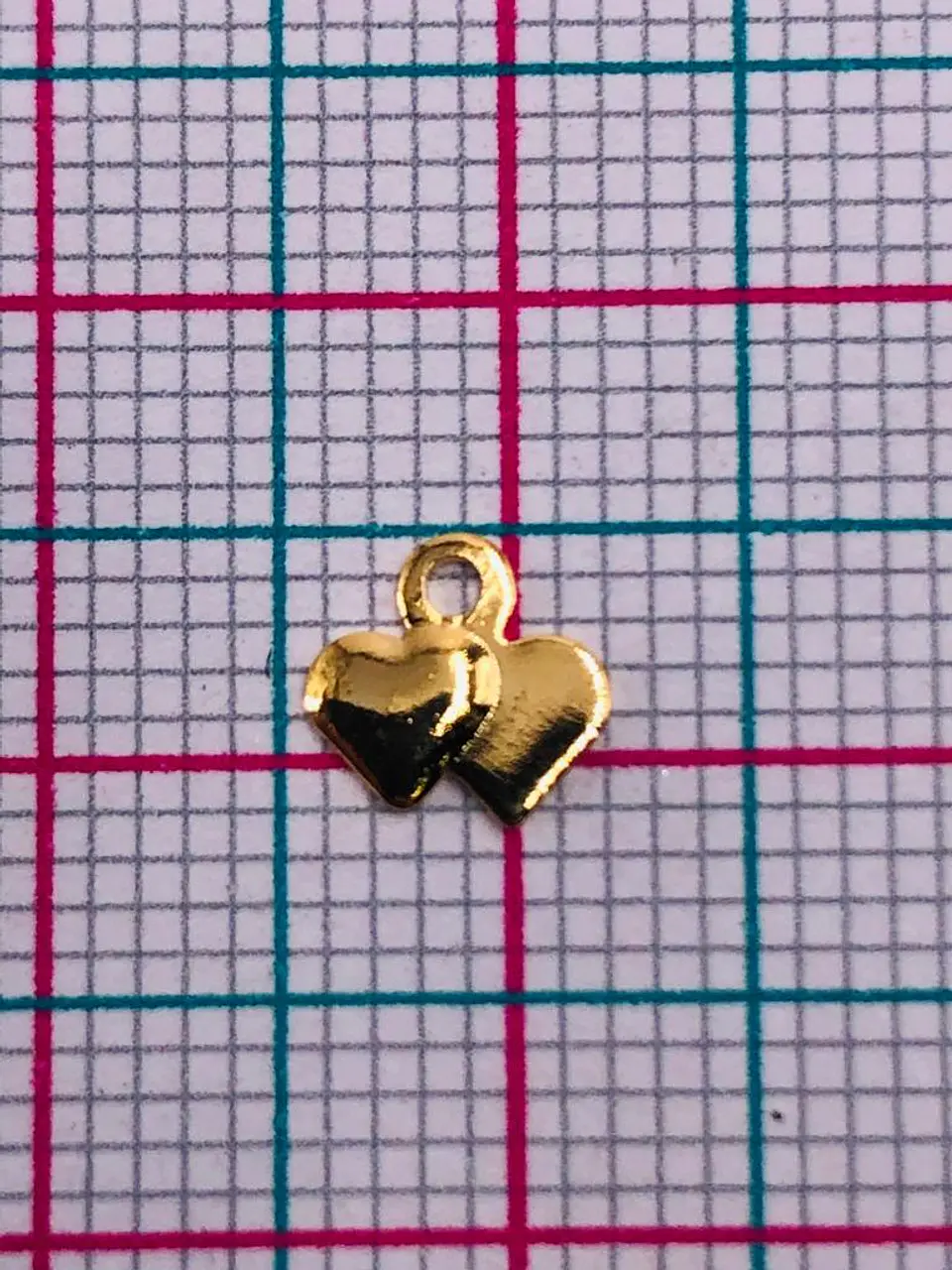 CORAZÓN MINI DIJE BAÑO DE ORO T3427                                          2