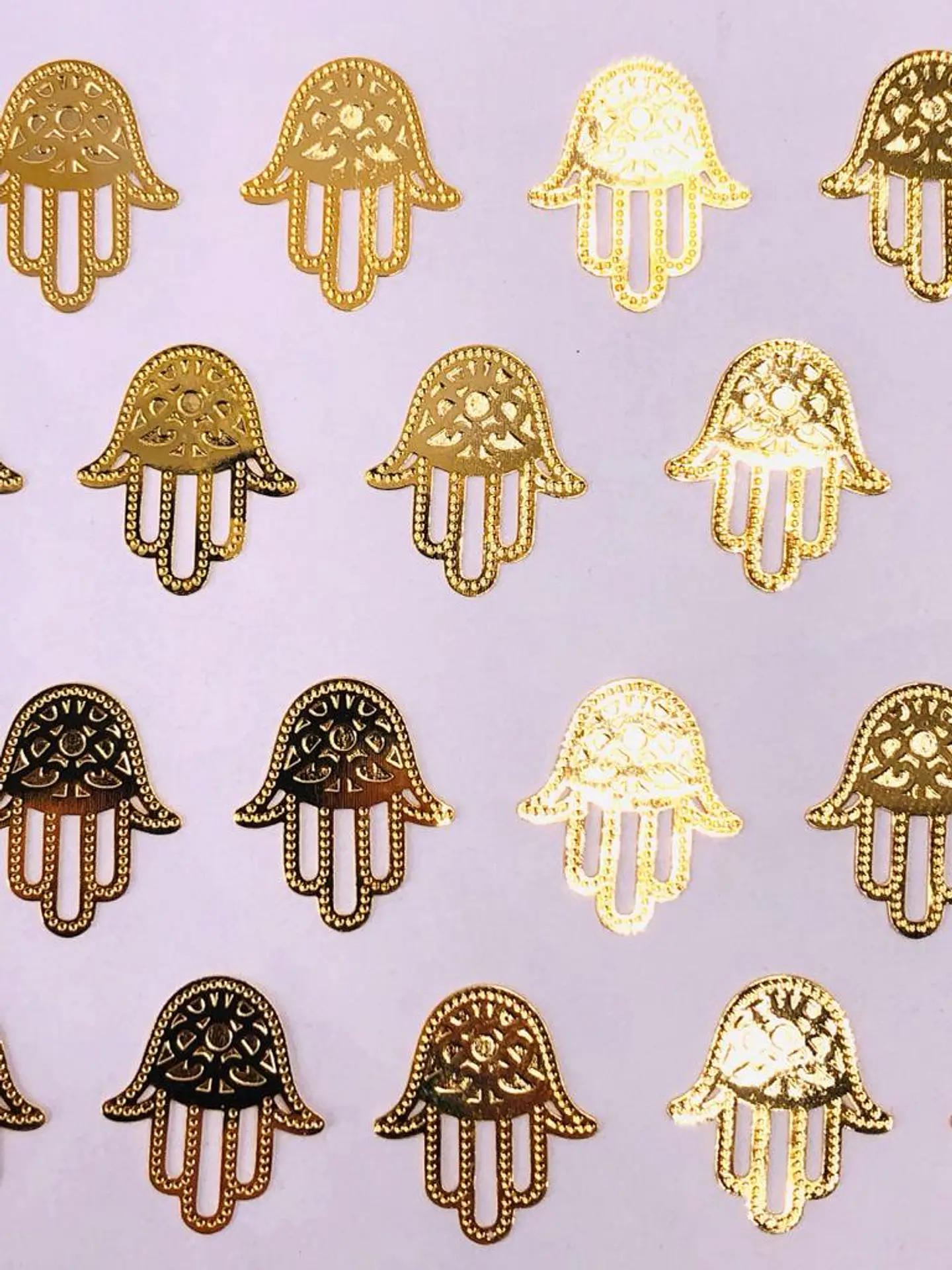 MANO HAMSA MINI DIJE BAÑO DE ORO T5276                                  1