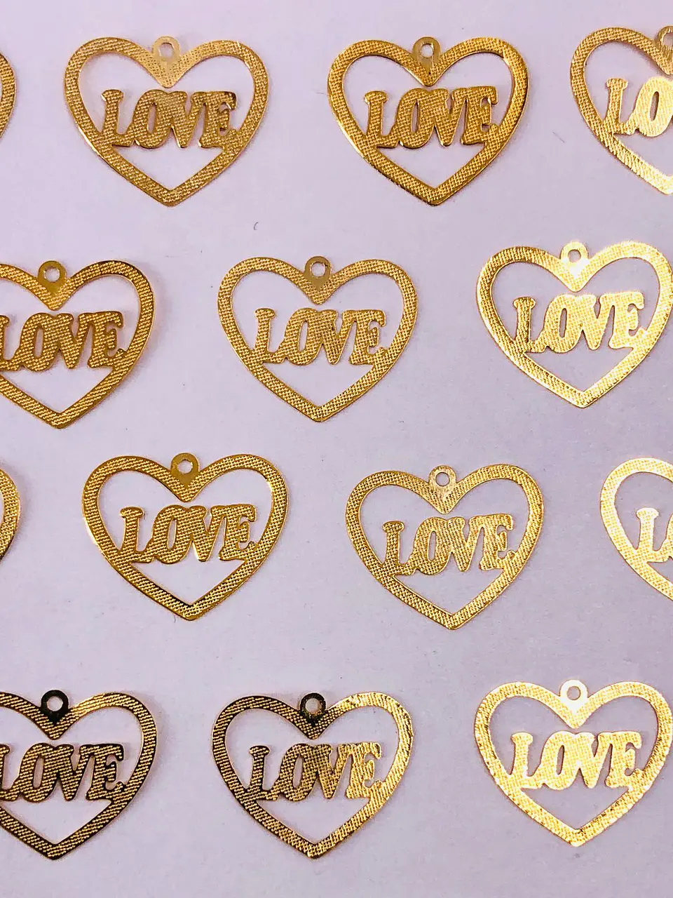 CORAZÓN MINI DIJE BAÑO DE ORO T5023                              1