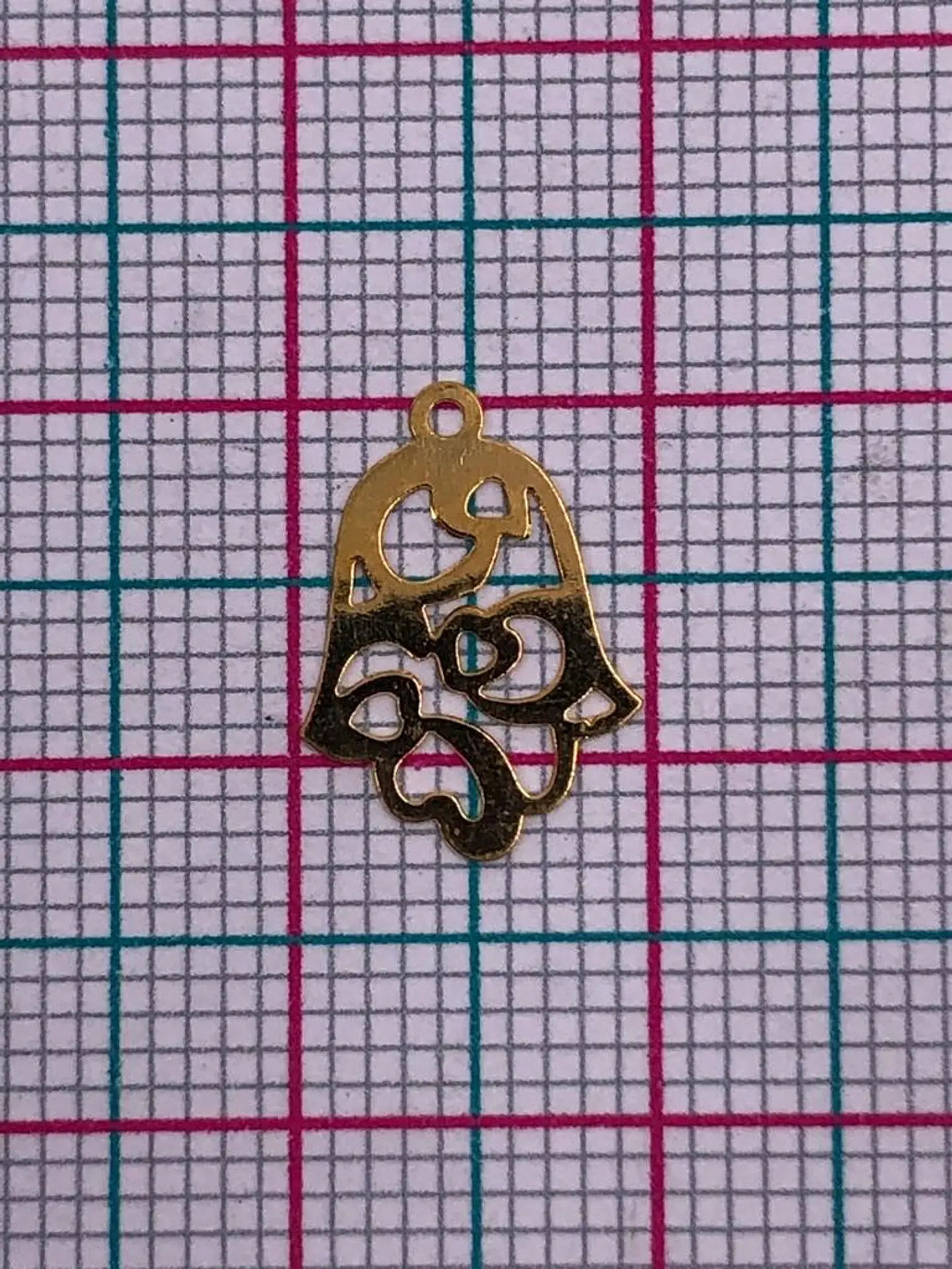 MANO HAMSA MINI DIJE BAÑO DE ORO TP-062                                                                        2
