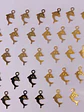 DELFÍN MINI DIJE BAÑO DE ORO T1497                   - Miniatura 1