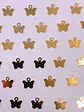 MARIPOSA LISA MINI DIJE BAÑO DE ORO FT-51                          - thumbnail 1